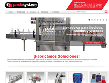 Tablet Screenshot of packsystem.com.mx